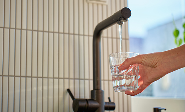 eau du robinet propre