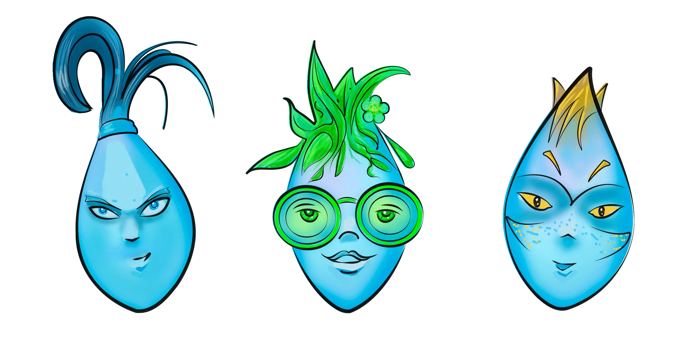 Animation gouttes d'eau